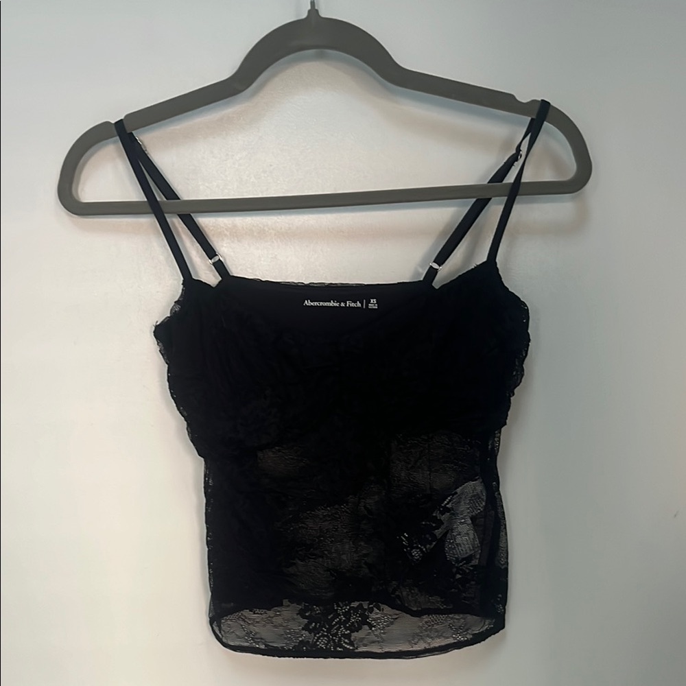 Abercrombie & Fitch Black Lace Cami